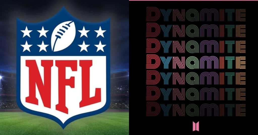 La plus grande ligue sportive du monde, la NFL, présente BTS "Dynamite" lors de la cérémonie de remise des prix du week-end du Super Bowl