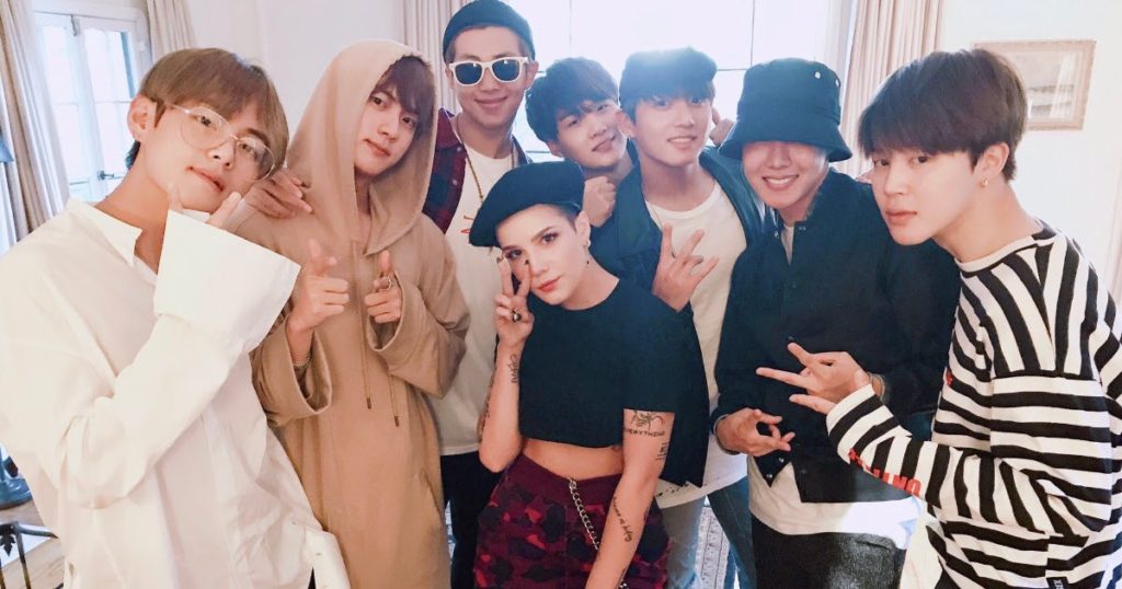 BTS révèle le cadeau réconfortant qu'ils ont reçu de Halsey