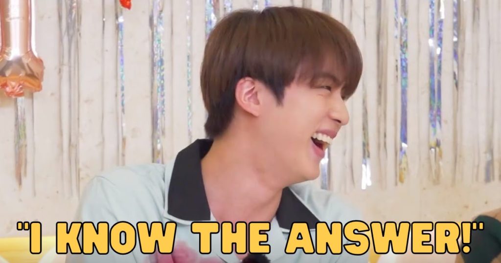 Jin de BTS ne sait tout simplement pas comment mentir - et cela lui a coûté la partie