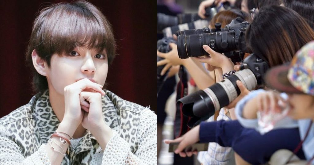 V de BTS a dit une fois aux fans d'arrêter de prendre des photos de lui ... mais la raison est en fait vraiment douce