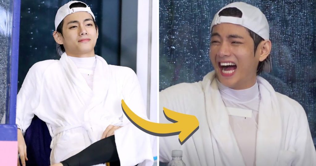 V de BTS prouve qu'il est le roi de la dualité avec ses expressions féroces à mignonnes dans "Run BTS!"