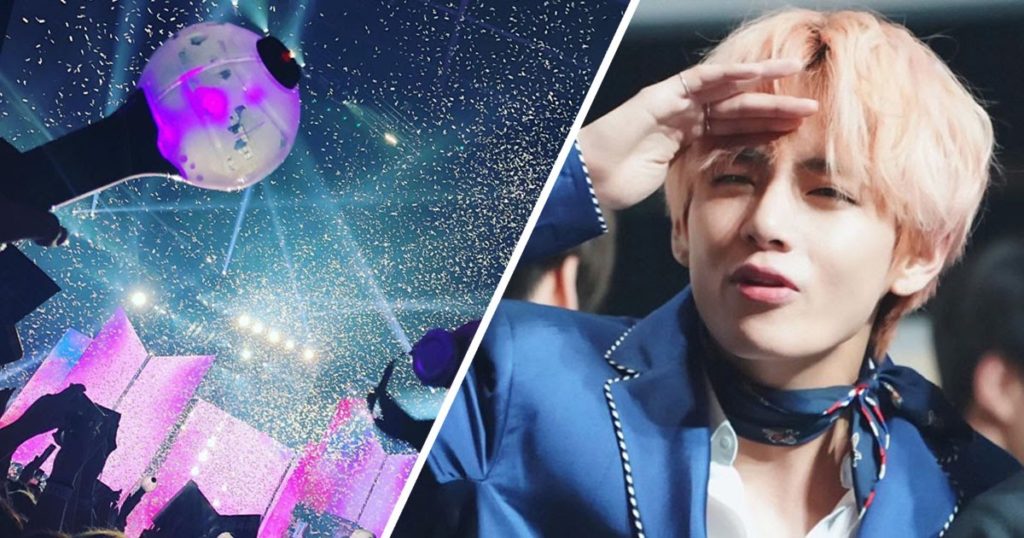 Le V de BTS a reconnu un fan dans le public ⁠ - Essayez de ne pas vous sentir jaloux