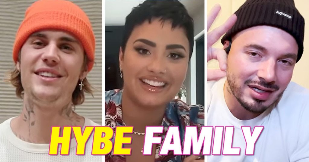 Justin Bieber, Demi Lovato et J Balvin célèbrent leur entrée dans la famille HYBE