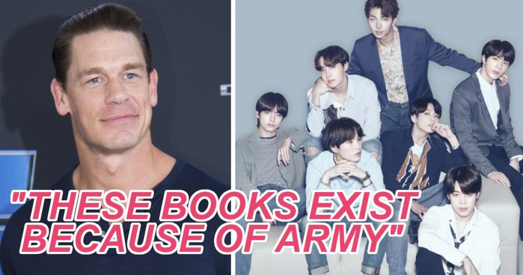 Le soutien de l'ARMÉE de BTS a inspiré John Cena à écrire et publier ses livres de motivation