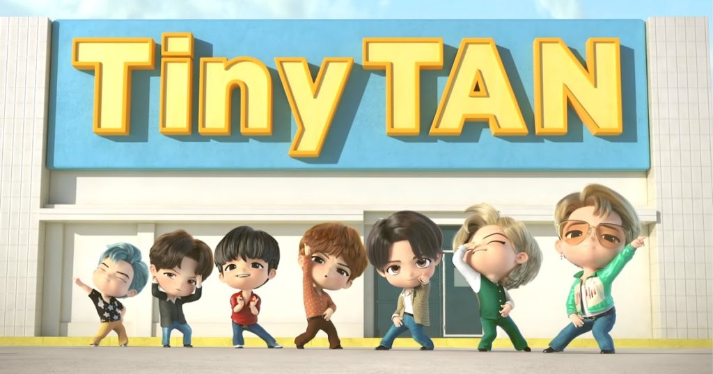 Les personnages "TinyTAN" de BTS font peau neuve