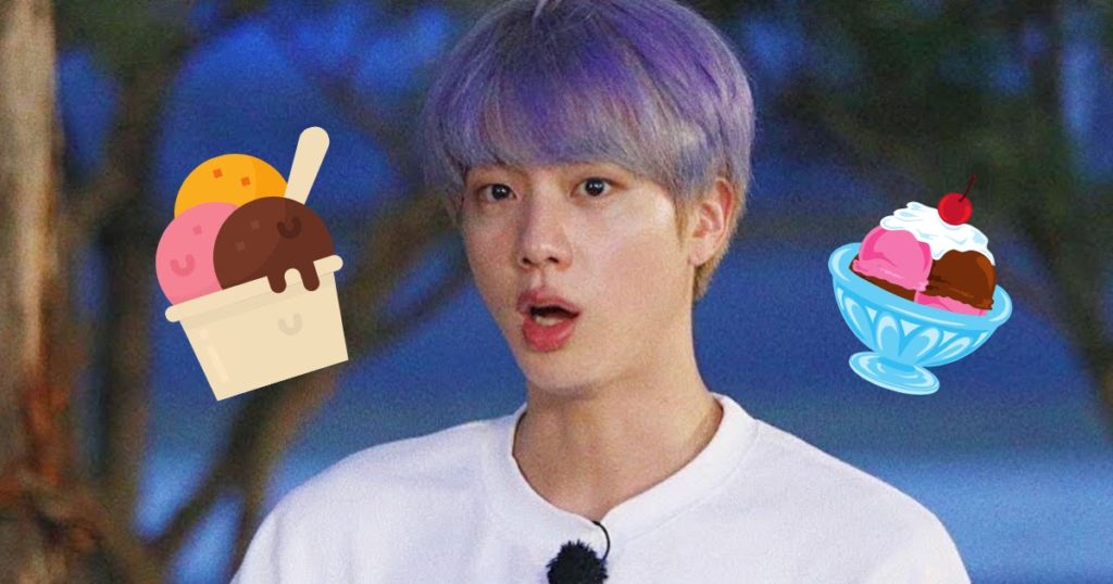 Jin de BTS voulait tellement manger un type de crème glacée qu'il a demandé à Jimin de changer de dessert avec lui