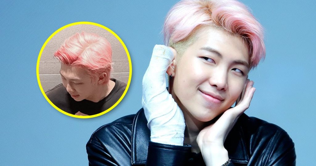 RM de BTS révèle de nouveaux cheveux roses, ARMY Trends "All Men Do Is Lie"