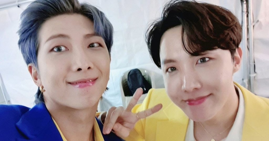 RM et J-Hope de BTS avaient autrefois la même célébrité féminine que leurs fonds d'écran