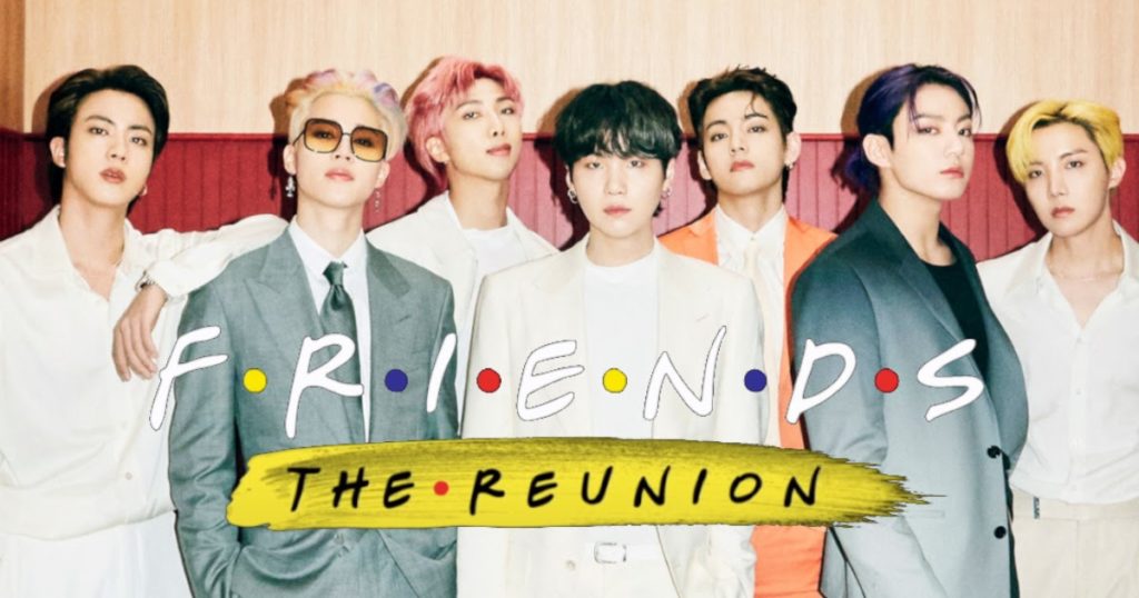 BTS à la star invitée sur la réunion spéciale "Friends"