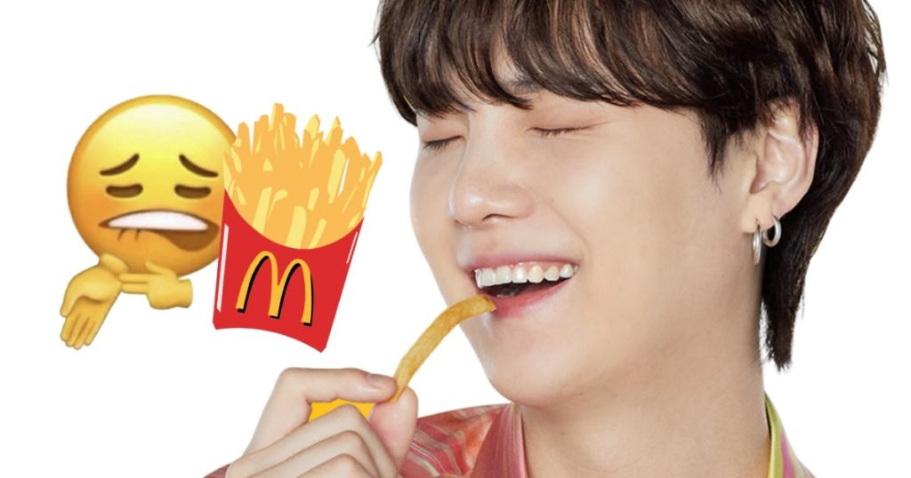 Voici 10 des réactions les plus hilarantes à la photo conceptuelle de McDonald's de BTS Suga