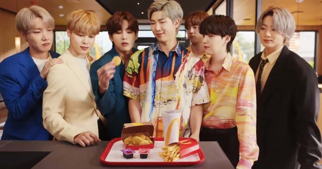 McDonald's explique pourquoi le «repas BTS» est le parfait nouveau partenariat