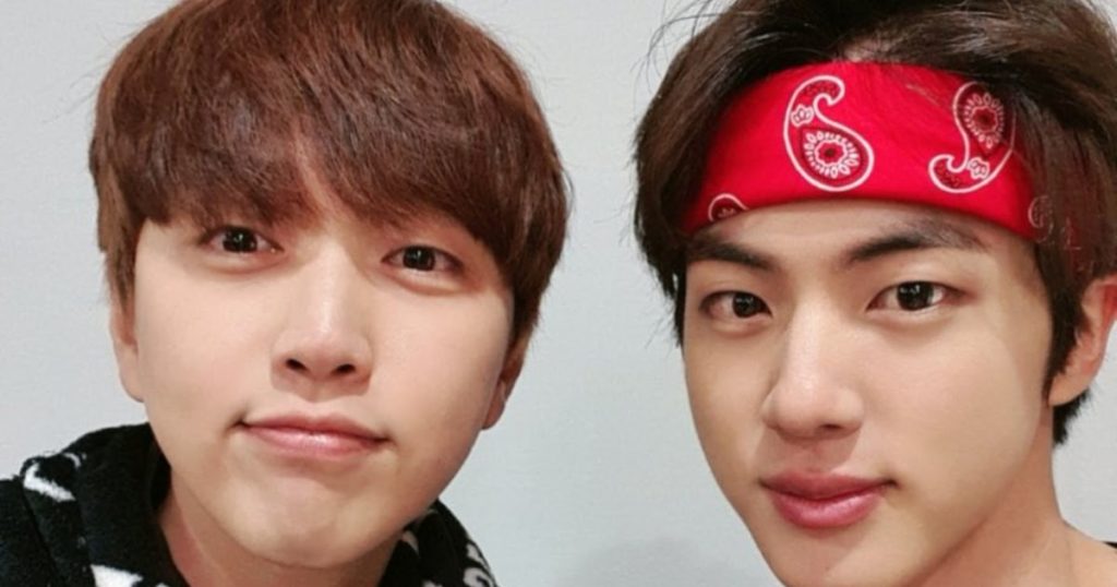 Jin "King Of Comedy" de BTS a envoyé un message à Sandeul de B1A4, voici comment il a réagi