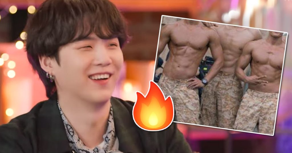 Suga renverse le thé le plus chaud sur les entraînements torse nu de BTS