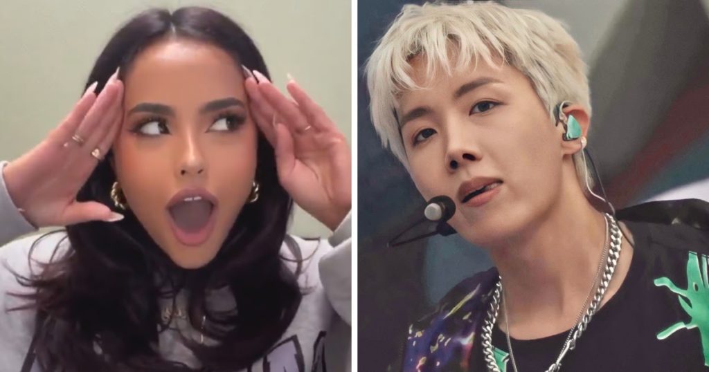 Becky G fait l'éloge de l'espagnol de BTS lors de sa performance de "Soupe au poulet et aux nouilles" sur Instagram Live