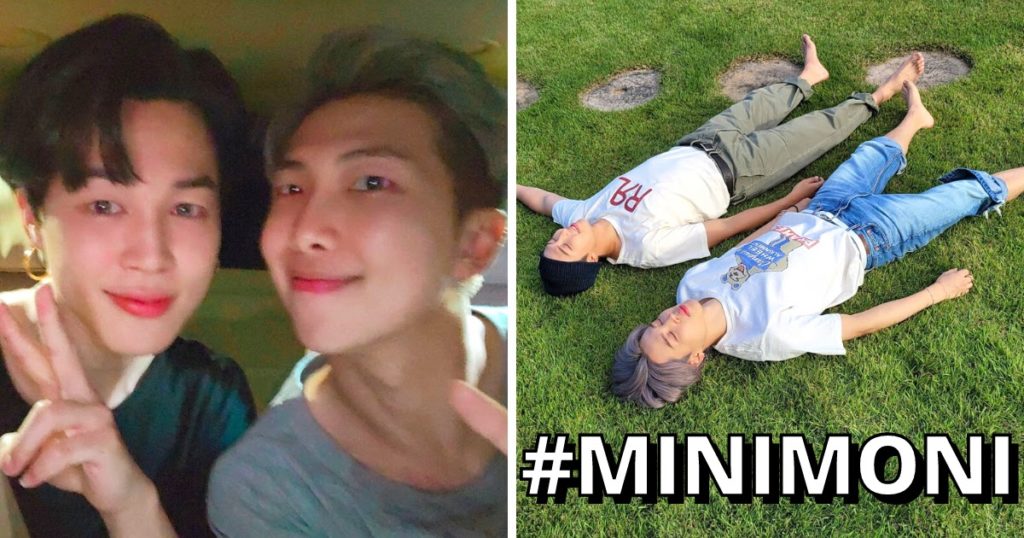 Voici 10 moments emblématiques "MINIMONI" de Jimin et RM de BTS