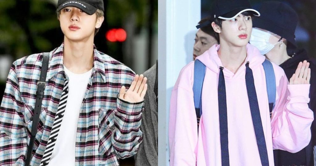 10 moments de mode de Jin de BTS qui l'ont fait ressembler à l'université parfaite "Sunbae"