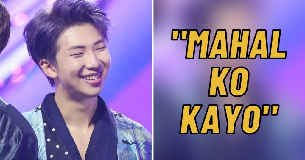 BTS a dit "Je t'aime" en philippin, mais RM pensait que cela signifiait autre chose