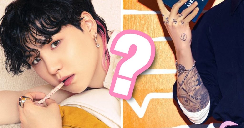 Suga de BTS aura-t-il un jour des tatouages ​​?  Voici sa réponse