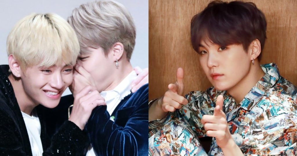 V et Jimin de BTS jouaient autrefois le rôle de Goofy sur scène, et Suga a décidé d'aider