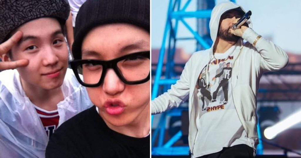 Suga de BTS révèle pourquoi ses parents étaient tout à fait d'accord avec lui pour obtenir un album Eminem il y a 15 ans