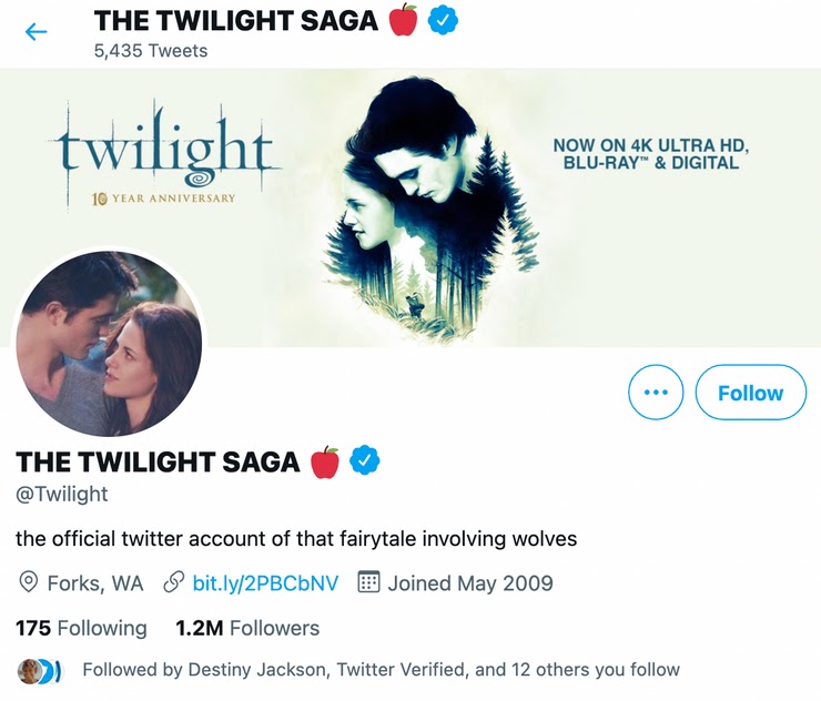 Twilight-Twitter-profil