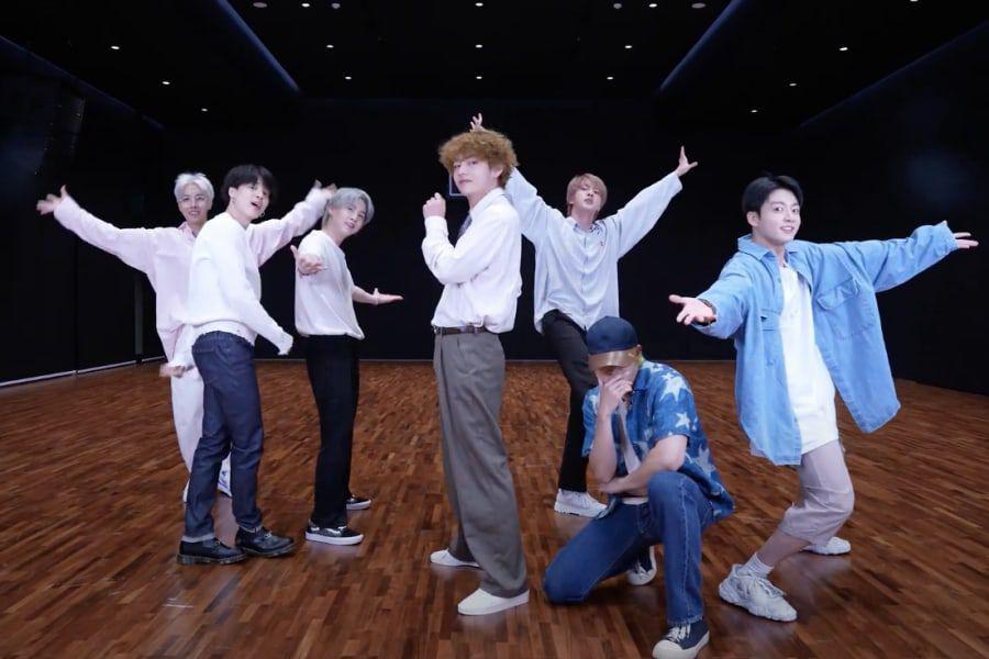 Regardez: BTS regorge d'énergie infectieuse dans la vidéo de pratique de la danse "Permission To Dance"