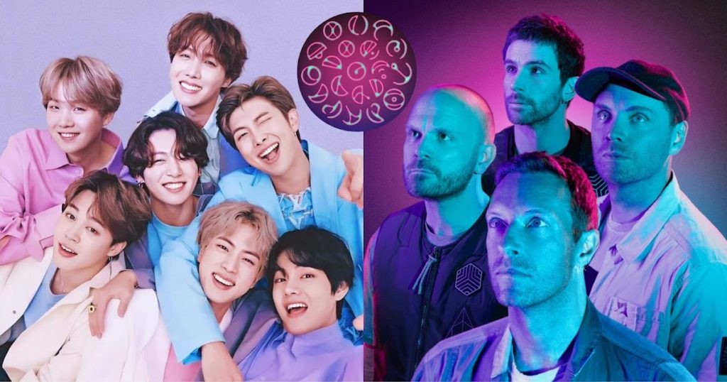 Coldplay confirme la fonctionnalité BTS sur le nouveau single "My Universe"