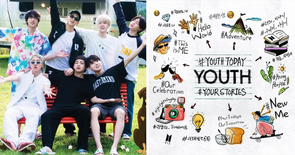 BTS partage leurs histoires de pandémie de #YouthToday et encourage l'ARMÉE à partager les leurs