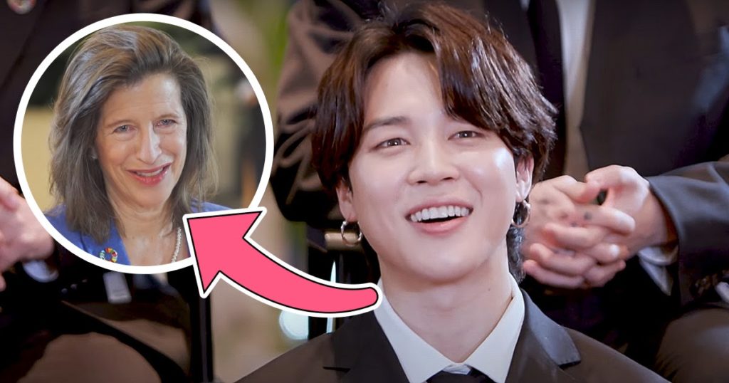 Jimin de BTS a réussi à capturer le cœur d'un autre haut fonctionnaire de l'ONU, et leur interaction était adorable