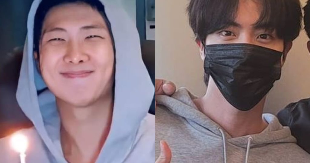 RM et Jin de BTS portaient le même sweat à capuche mais servaient des vibrations différentes