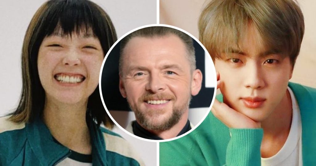 Simon Pegg combine BTS et "Squid Game" pour prouver qu'il est le Stan ultime