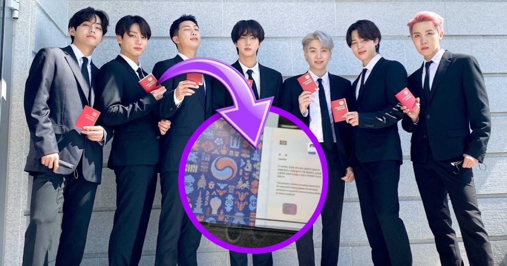 Affichage des passeports diplomatiques de BTS à l'exposition HYBE INSIGHT pour une durée limitée