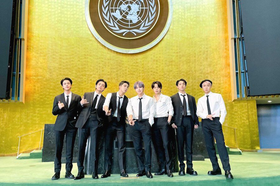 Regardez: BTS partage un message d'espoir pour la génération future et interprète "Permission To Dance" aux Nations Unies