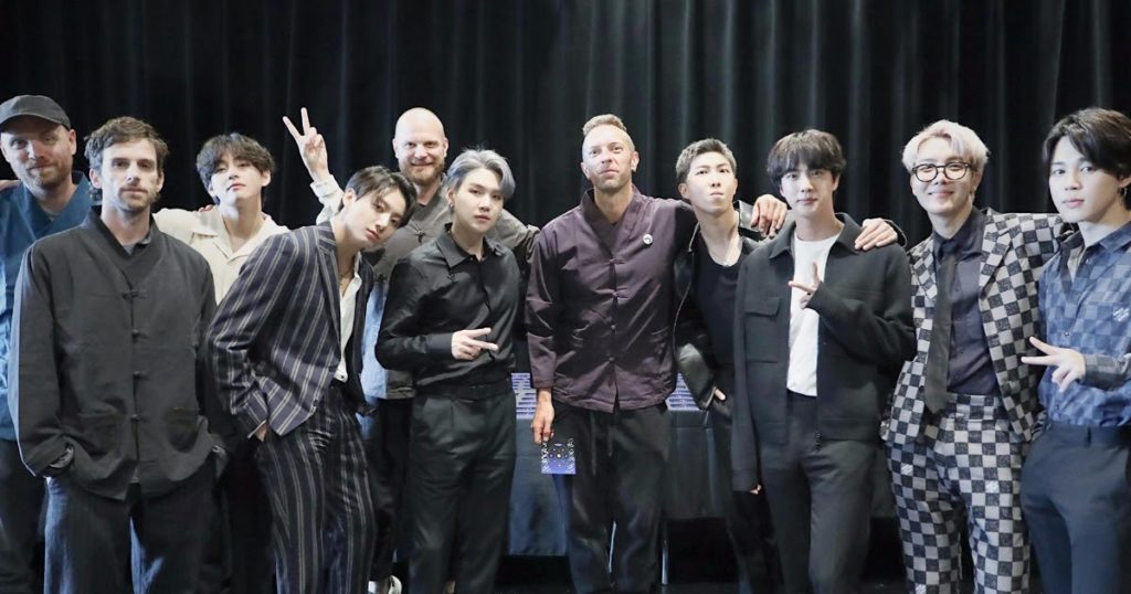 BTS et Coldplay envoient des messages chaleureux après avoir atteint le numéro un du Billboard Hot 100 avec "My Universe"