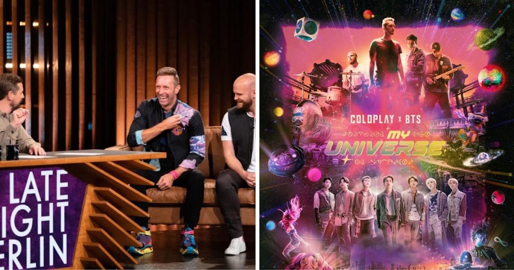 Chris Martin et le champion de Coldplay sauteront à la défense de BTS lorsque l'intervieweur allemand minimisera leur carrière