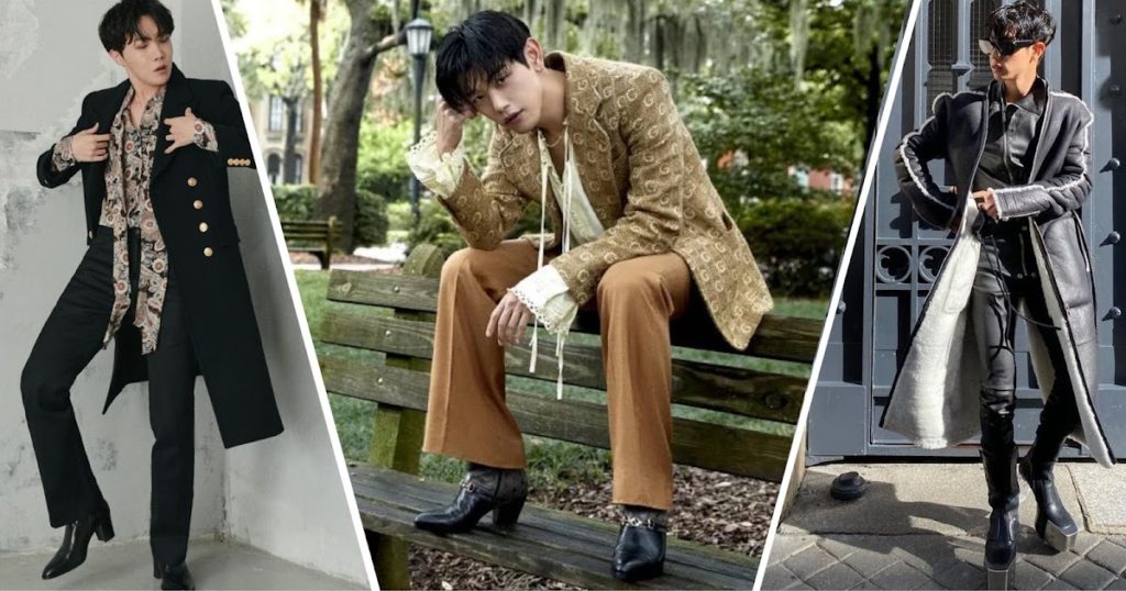 10+ idoles K-Pop masculines qui défient les normes de genre en talons hauts