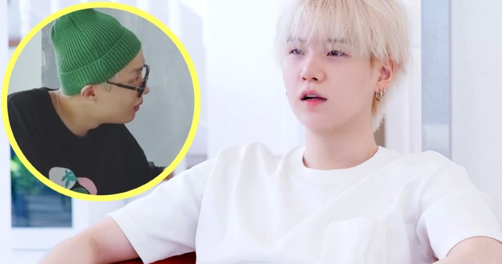 L'humble roi Suga de BTS dit avec désinvolture à J-Hope qu'il a remporté un concours d'écriture lorsqu'il était enfant