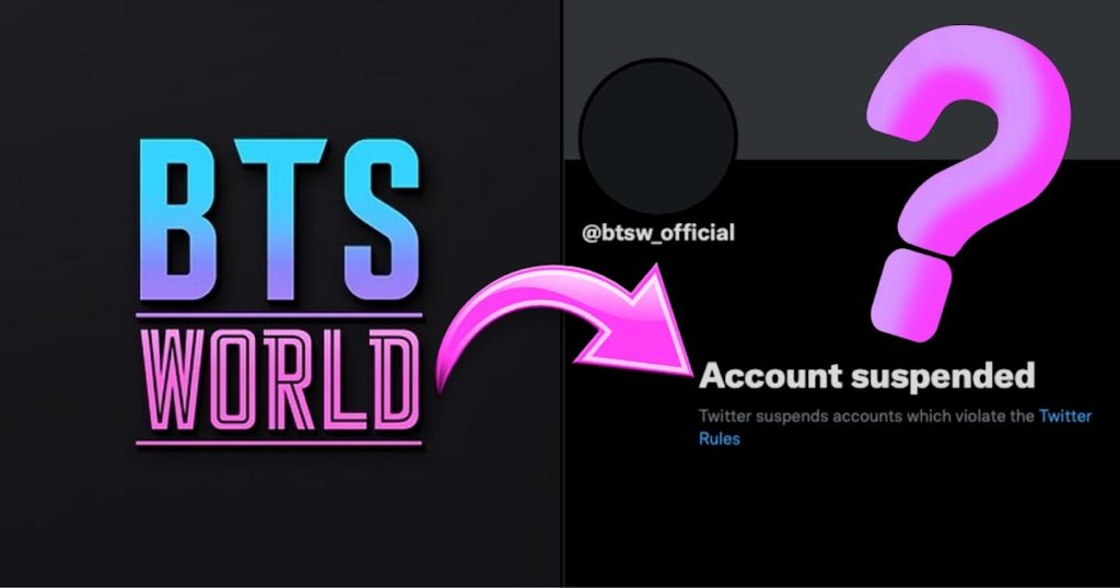 Le compte Twitter officiel de BTS WORLD est suspendu, voici pourquoi