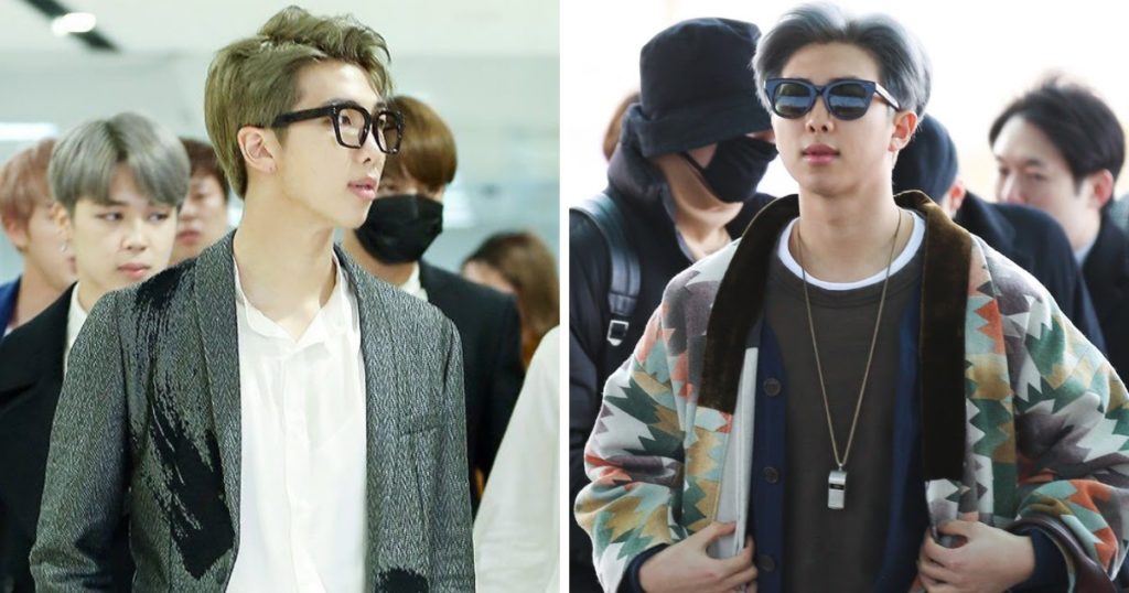 Plus de 10 fois le RM de BTS a prouvé qu'il était une fashionista à l'aéroport