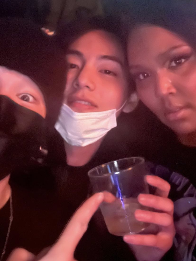 bts jimin v taehyung lizzo @lizzobeeating ig