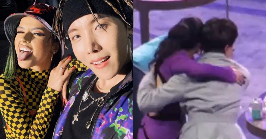 J-Hope de BTS a retrouvé Becky G, qui a peut-être fait allusion à une apparition surprise lors de leur concert