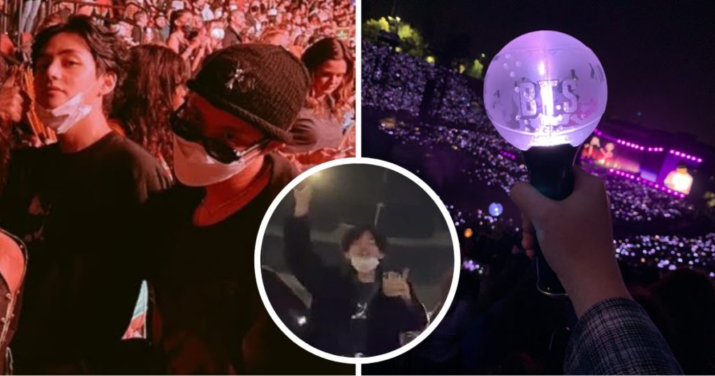 Les ARMYs chanceux ont attiré l'attention de BTS lors du concert de Harry Styles, et voici comment les membres ont réagi