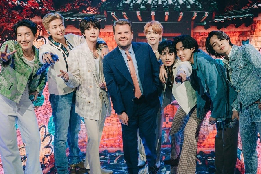 Regardez: BTS retrouve James Corden en studio pour "The Late Late Show" + interprète "Permission To Dance"