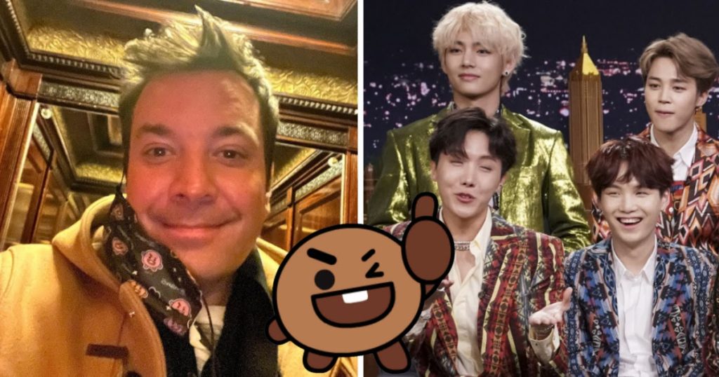 Jimmy Fallon continue de prouver qu'il est une véritable armée en faisant la promotion du BTS, même dans sa vie de tous les jours