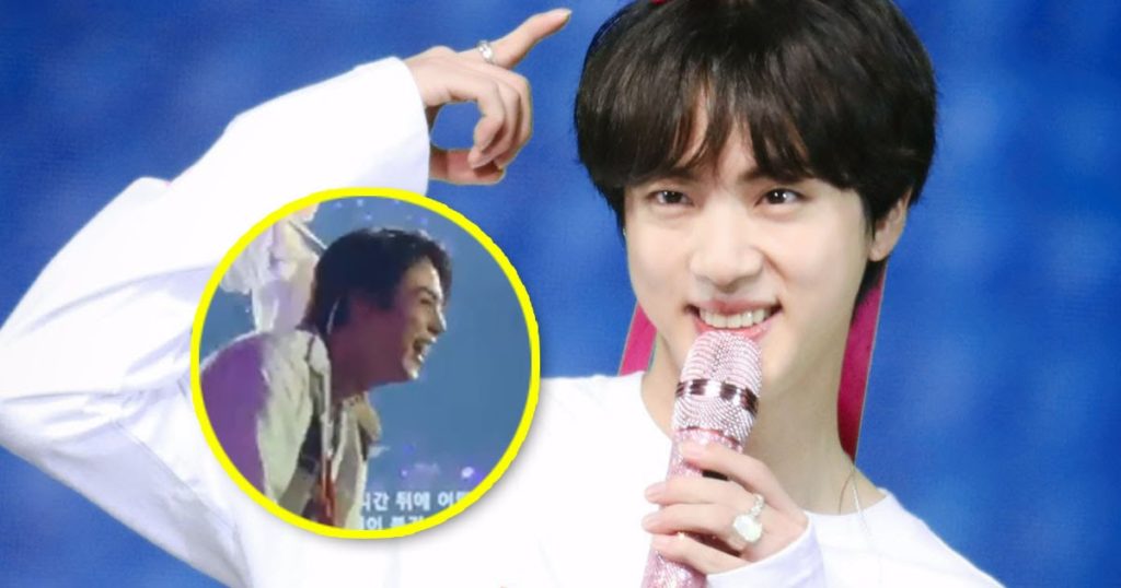 Jin le perd complètement face à un fanboy sauvage au concert de BTS à LA