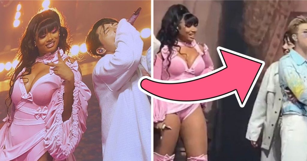 Jungkook de BTS devient un garçon timide après avoir joué avec Megan Thee Stallion pendant "PERMISSION TO DANCE ON STAGE"