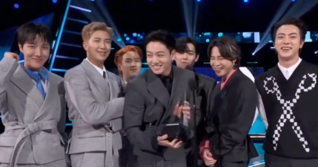 BTS remporte le prix "Favorite Pop Song" avec "Butter" aux AMA
