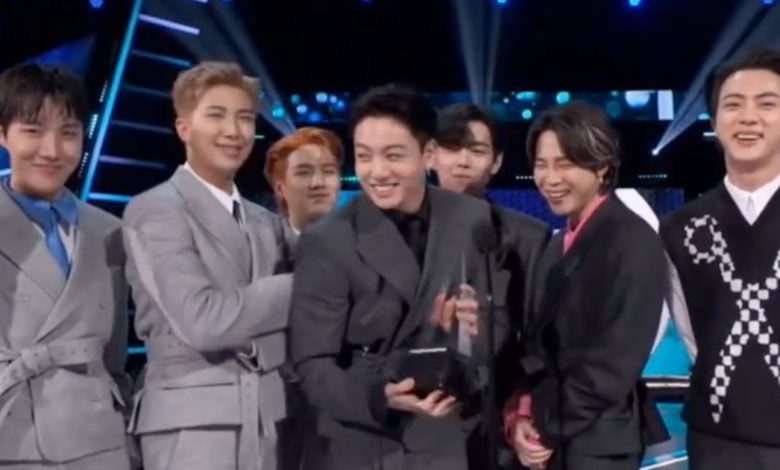 BTS remporte le prix "Favorite Pop Song" avec "Butter" aux AMA - BTS KPOP