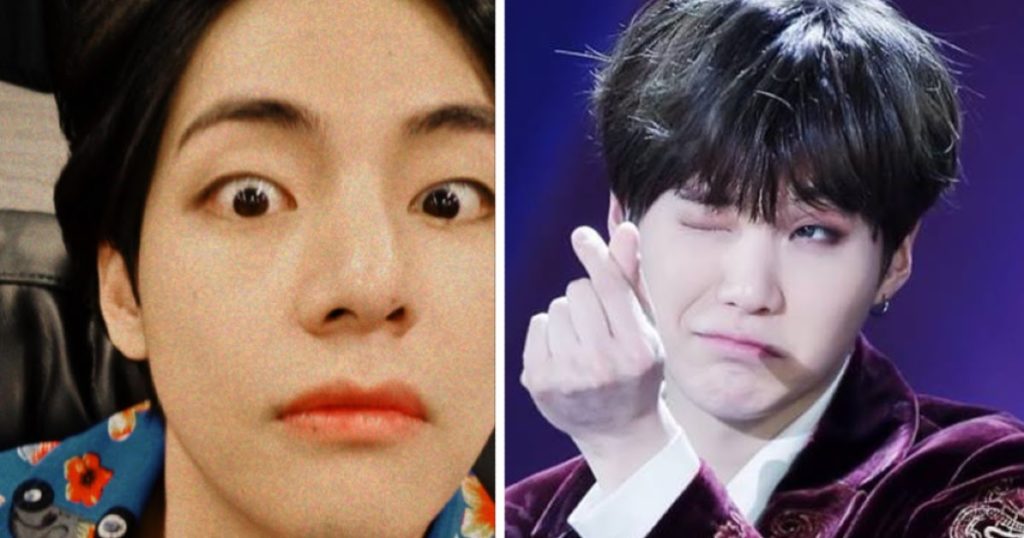 V et Suga de BTS ont tous deux publié des selfies à quelques secondes d'intervalle, et voici pourquoi c'est définitivement le destin