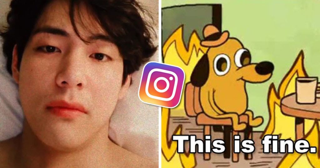 Plus de 10 réactions aux publications Instagram torse nu de BTS V